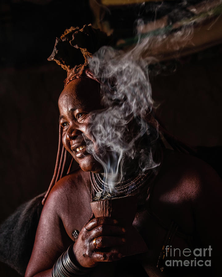 Himba tribe bath ritual Photograph by Lyl Dil Creations