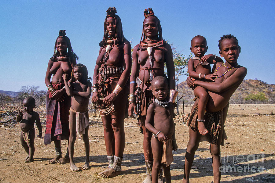 Himba village, Kaokoveld, Namibia, Africa n2 Photograph by Eyal Bartov