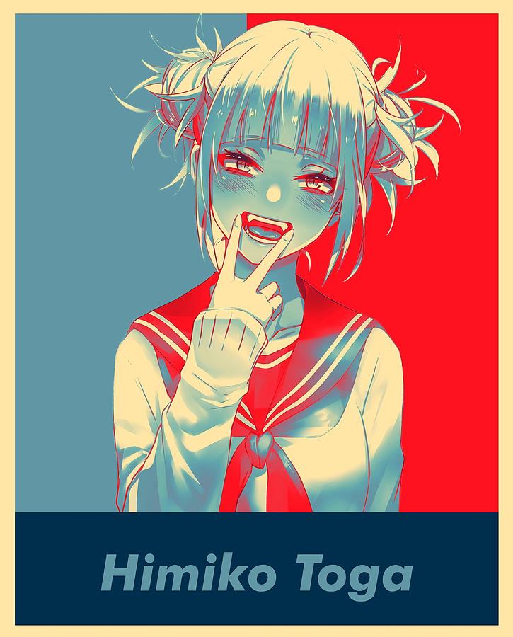 Himiko Toga Poster green Painting by Oliver Morris - Fine Art America