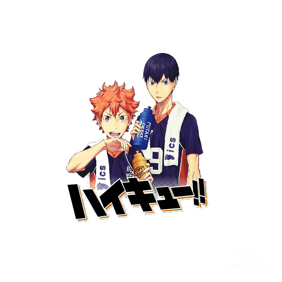 Hinata And Kageyama Digital Art by Ted C Lucas | Pixels