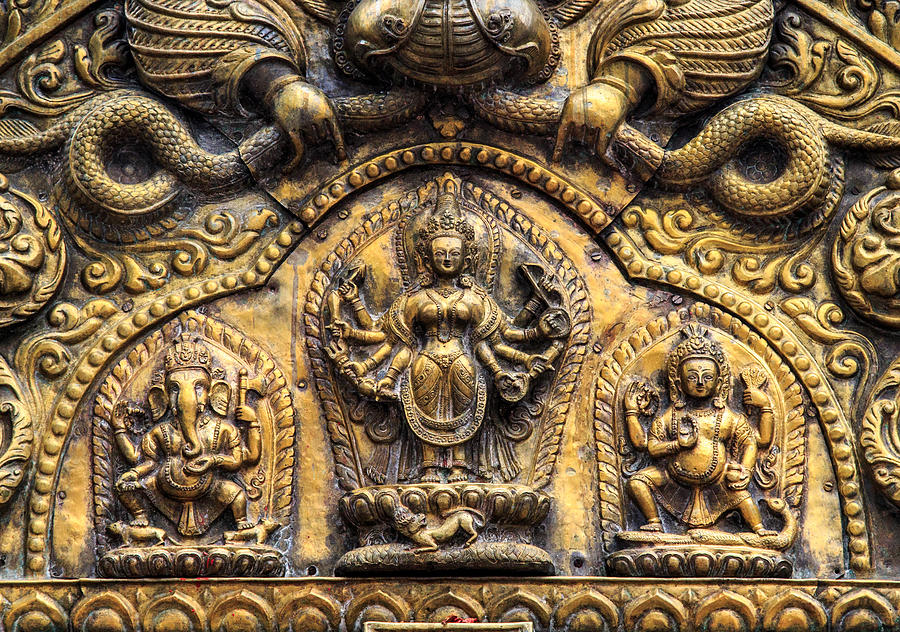 Hindu Deities, Bindhya Basini Temple, Pokhara Photograph by Feng Wei Photography