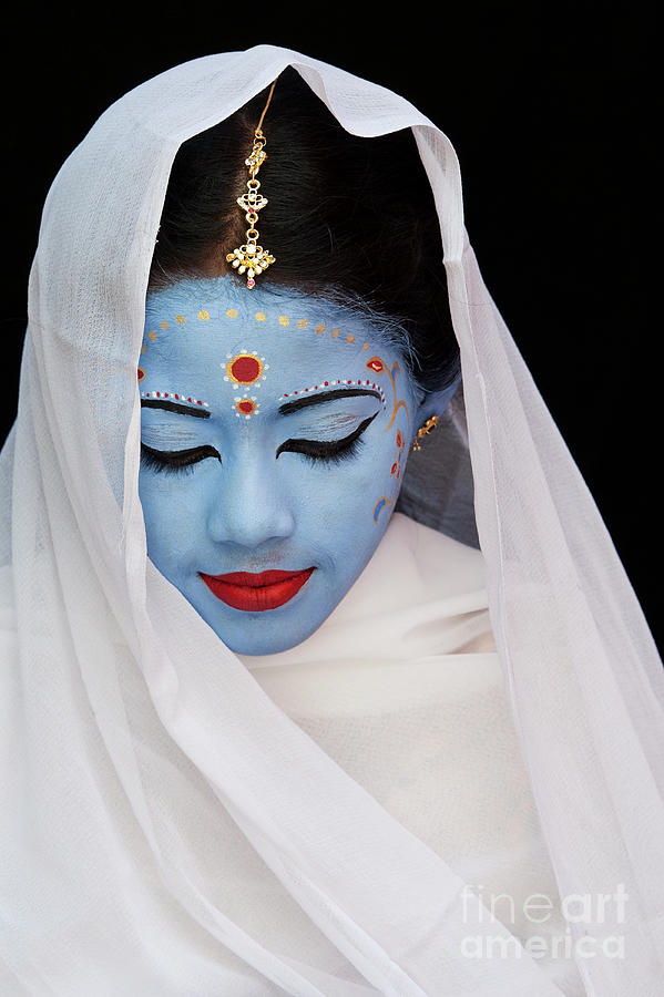 Hindu Girl Portrait Photograph by Tim Gainey