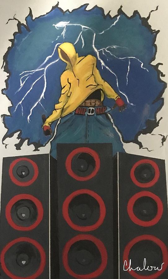 Hip Hop Live Painting by Charles Young