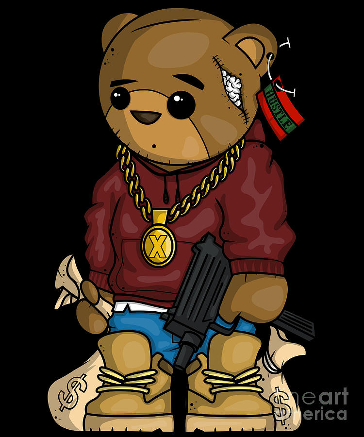 Gangsta shop teddy bear