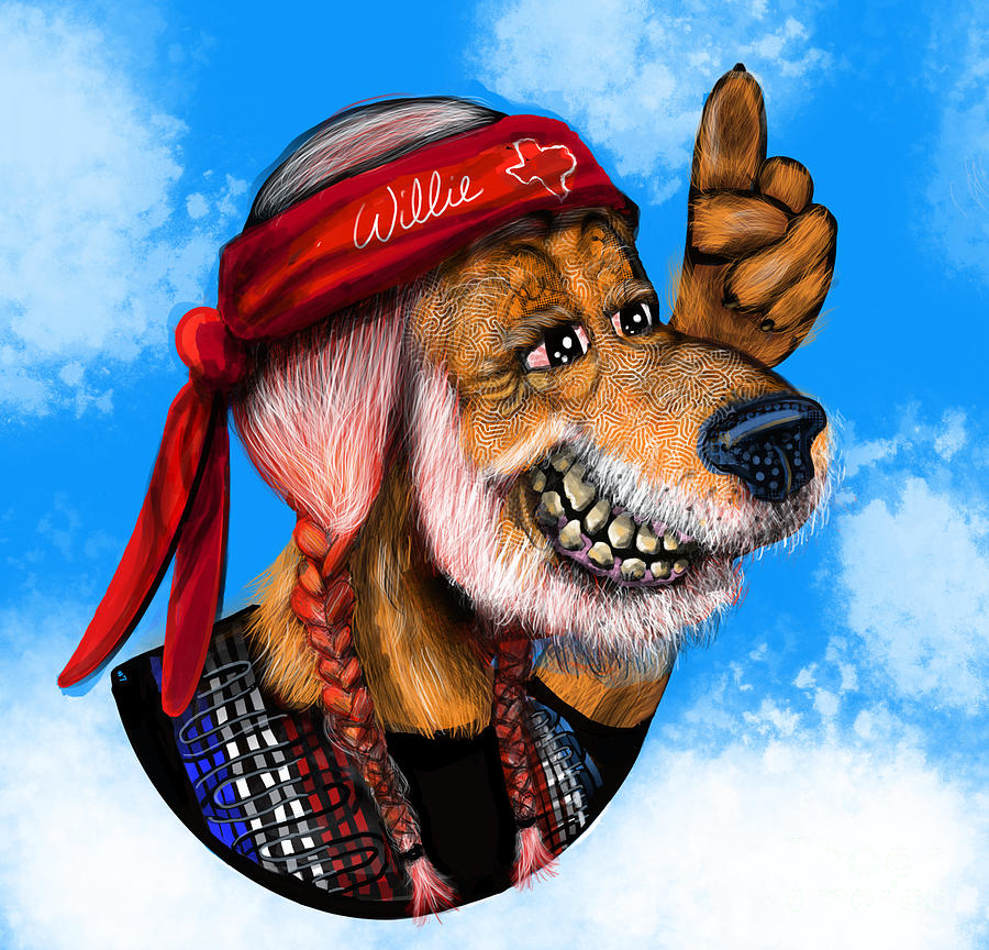 Hippie Hound #7 Digital Art by Rob Gonzo