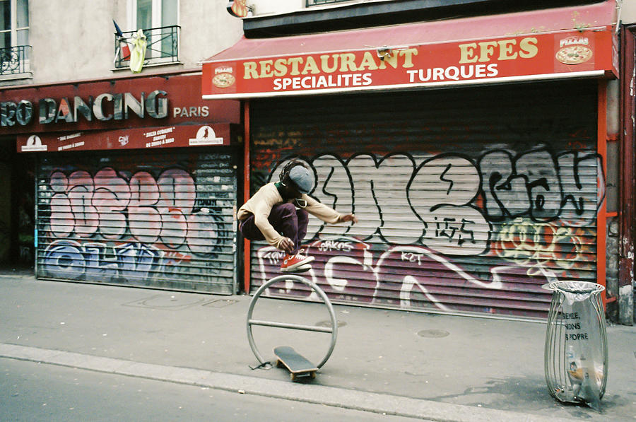 Hippie jump Photograph by Barthelemy de Mazenod