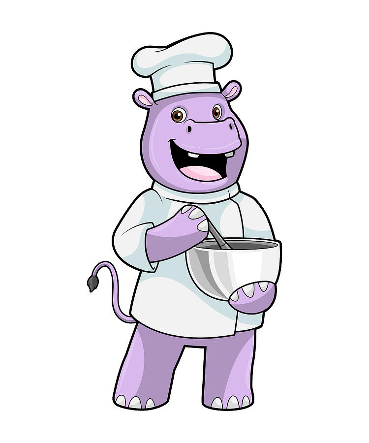 https://images.fineartamerica.com/images/artworkimages/mediumlarge/3/hippo-as-chef-with-bowl-markus-schnabel.jpg