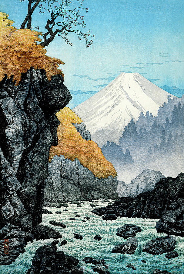 Hiroaki Takahashis Foot of Mount Ashitaka 1932 Painting by Bob Pardue
