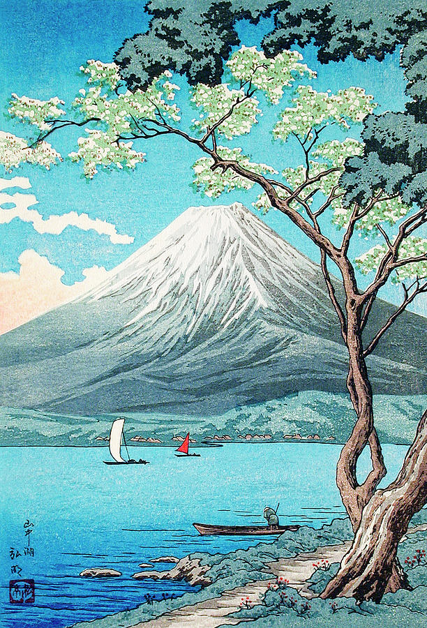 Hiroaki Takahashis Mount Fuji Painting by Bob Pardue