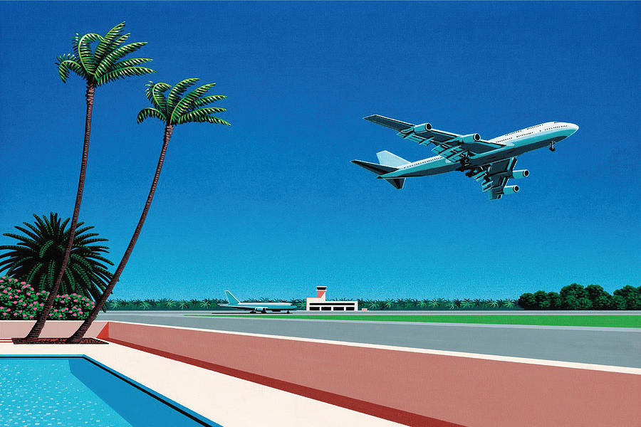 Hiroshi Nagai Prints Plane Pastel by Hiroshi Nagai - Fine Art America