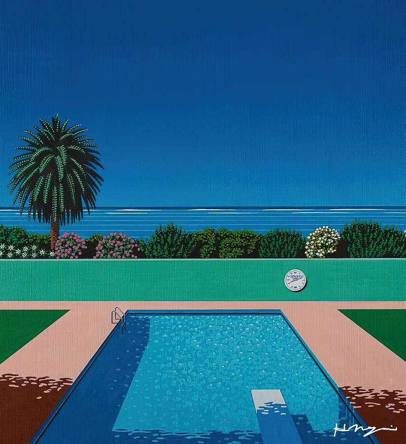 Hiroshi Nagai Vaporwave Wallpaper 2 Painting by Graham Arthur - Pixels