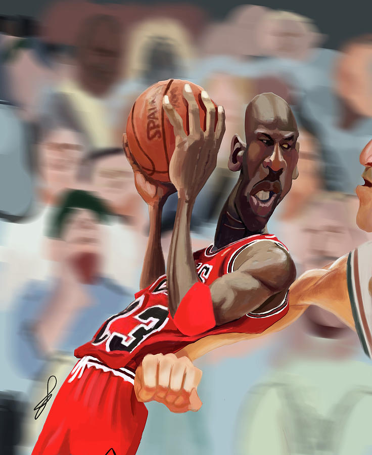 His Airness Digital Art by Jonathan Pierce - Fine Art America