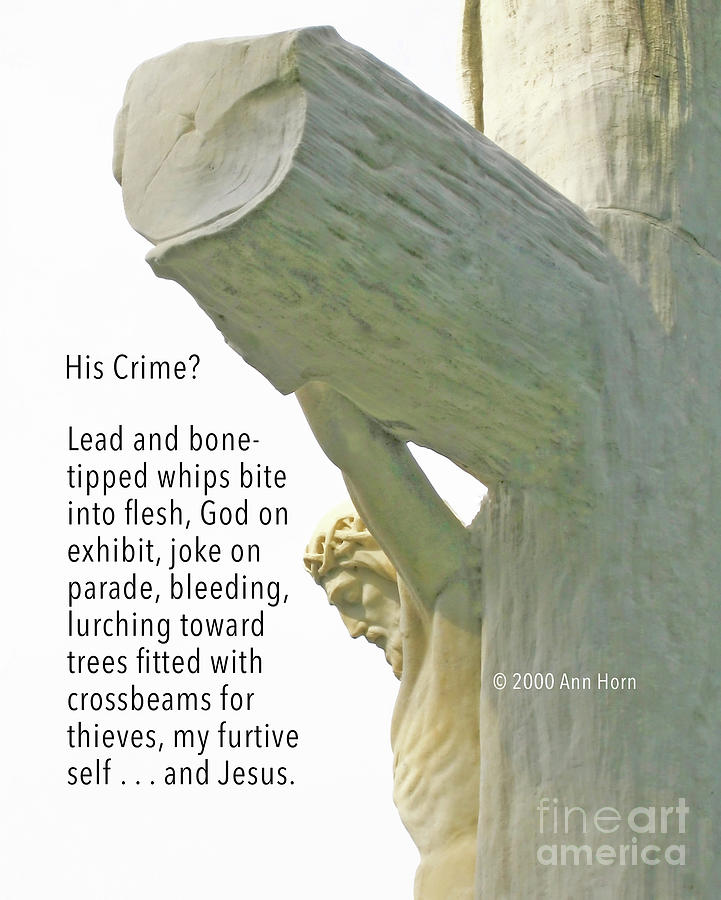 Easter Photograph - His Crime? by Ann Horn