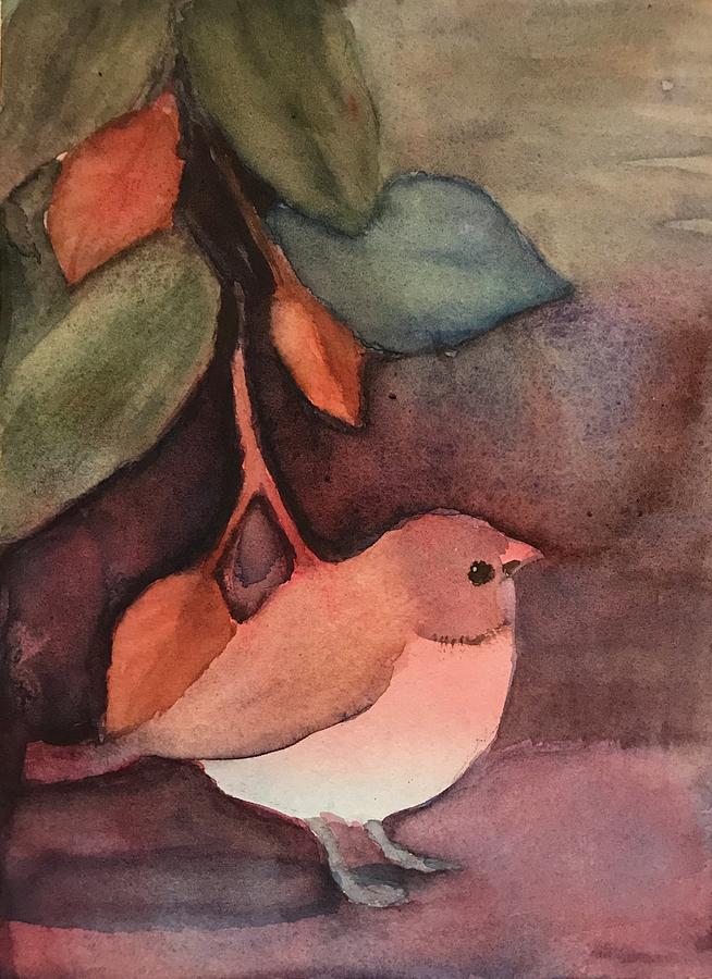 His Eye is on the Sparrow Painting by Linda Anderson