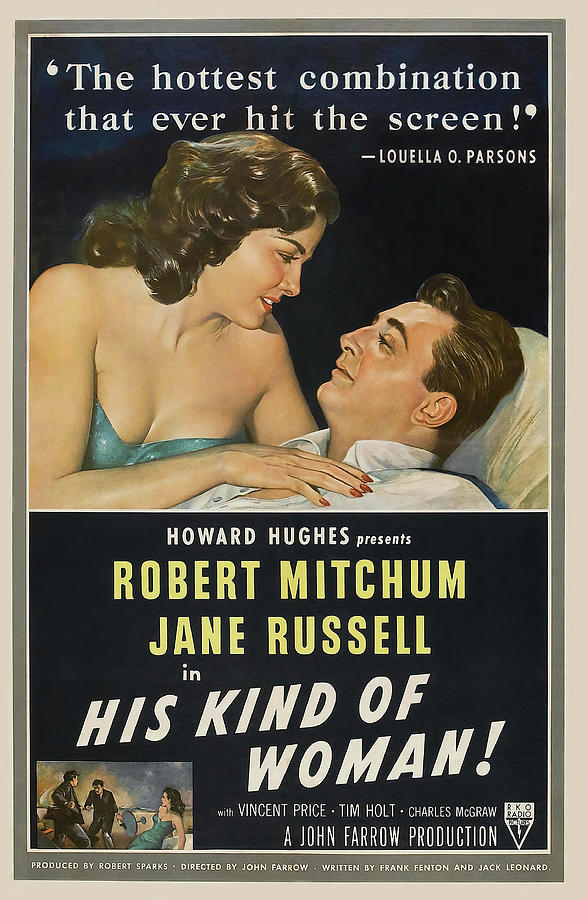 HIS KIND OF WOMAN -1951-, directed by JOHN FARROW. Photograph by Album