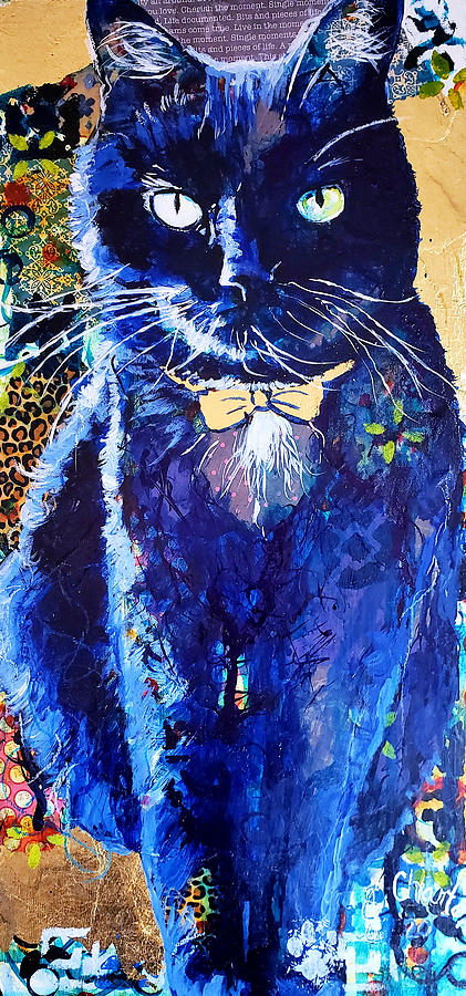 Cat Painting - His Majesty by Goddess Rockstar Cat Painting - His Majesty by Goddess Rockstar