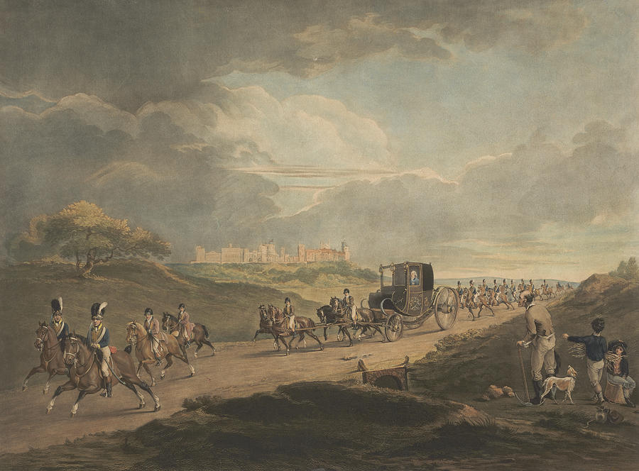 His Majesty King George III returning to Town from Windsor Relief by Charles Turner
