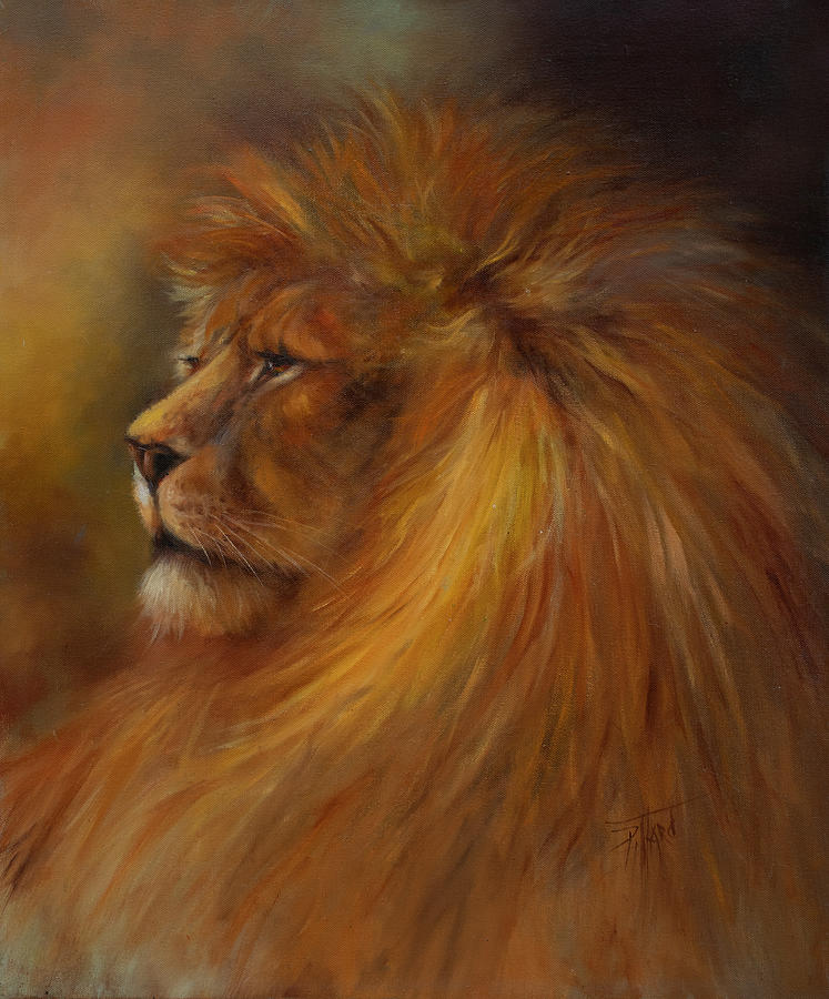 His Majesty Painting by Lynne Pittard