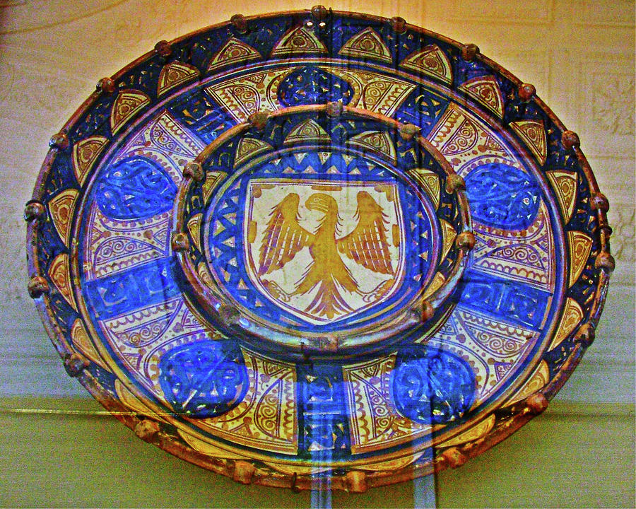 Hispano-Moresque Ware from 15th century Valencia in Hermitage in Saint Petersburg, Russia Photograph by Ruth Hager