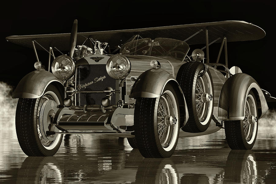 Hispano Suiza H6 A Hips Car From the 1920s Digital Art by Jan Keteleer
