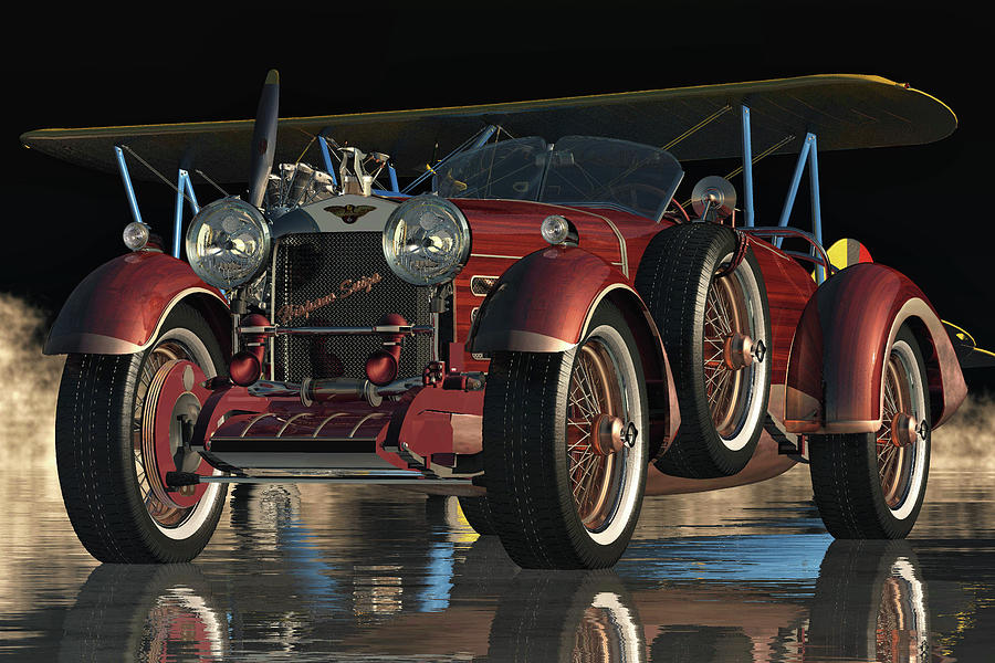 Hispano Suiza H6  A Popular Tourer of the 1920s Digital Art by Jan Keteleer