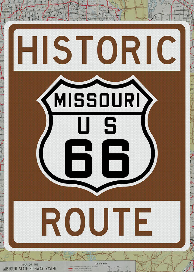 Historic 66 Missouri Photograph By Enzwell Designs Fine Art America
