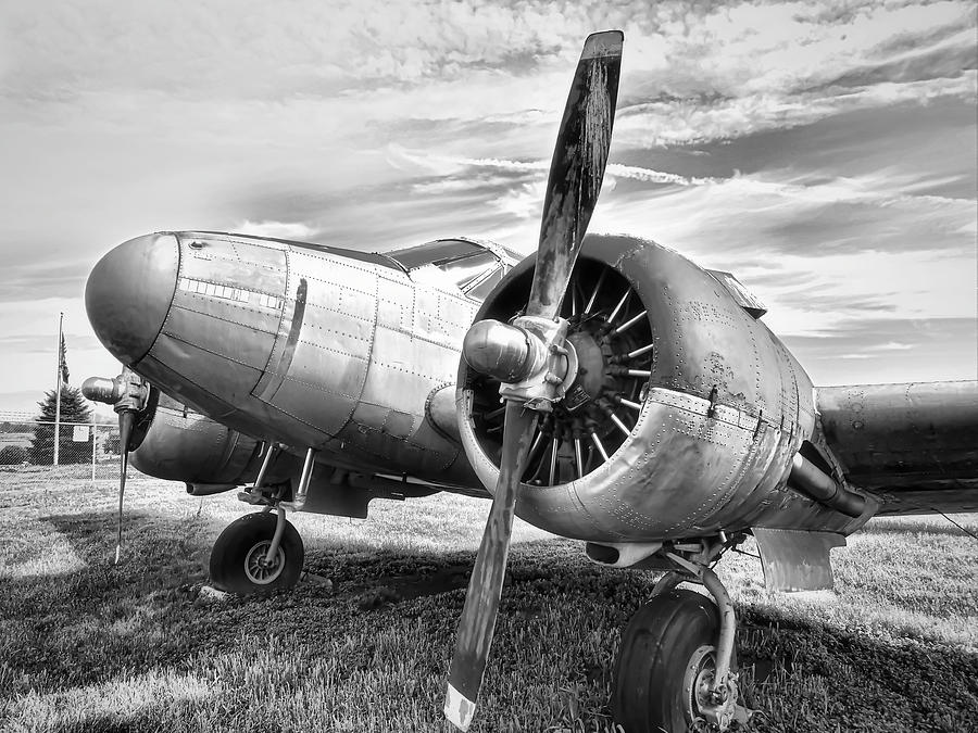 Historic Beechcraft C45 Photograph by Susan Hope Finley