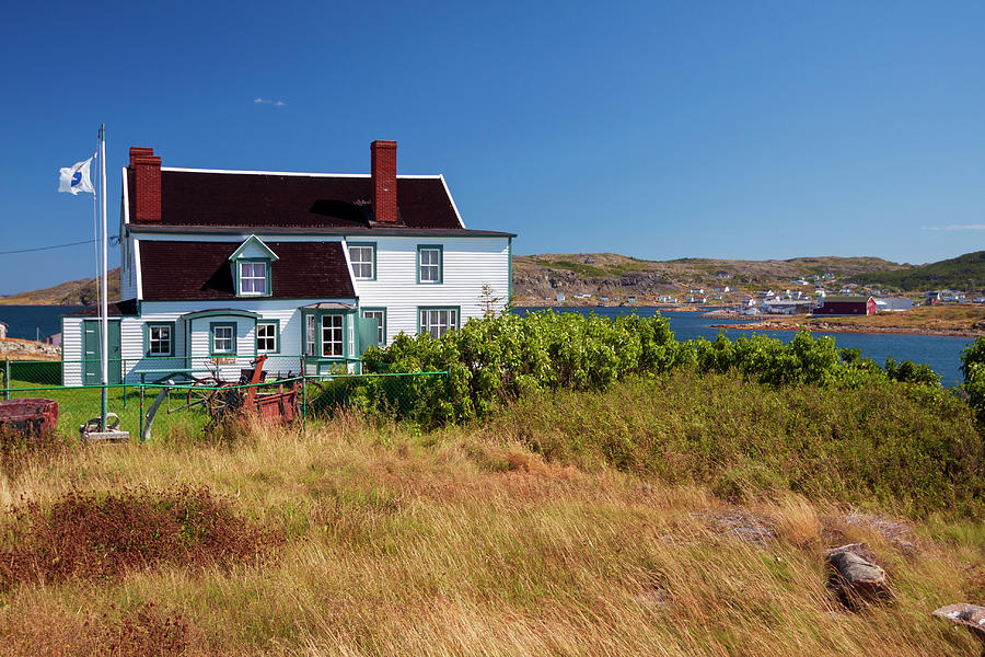 Historic Bleak House, Fogo Island, Newfoundland Photograph by Tatiana Travelways