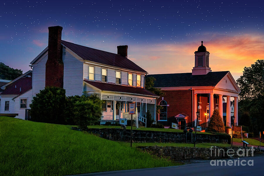 Historic Blountville at Twilight Photograph by Shelia Hunt
