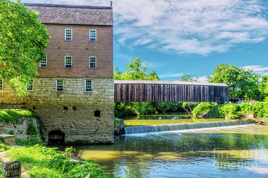 Historic Bollinger Mill And Bridge Photograph by Jennifer White