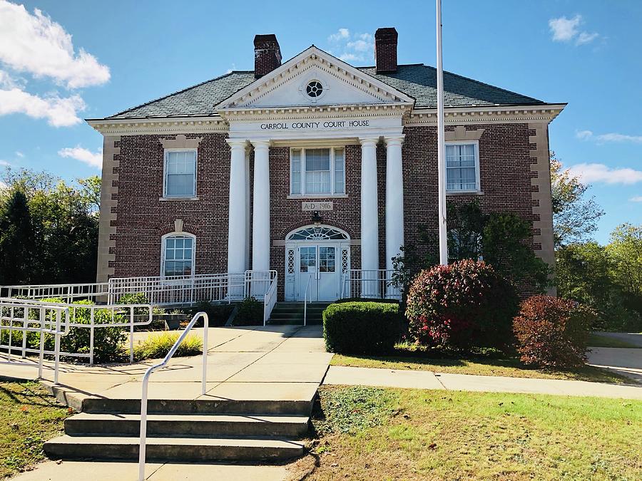 Historic Carroll County Courthouse Photograph by Paul Chandler - Pixels