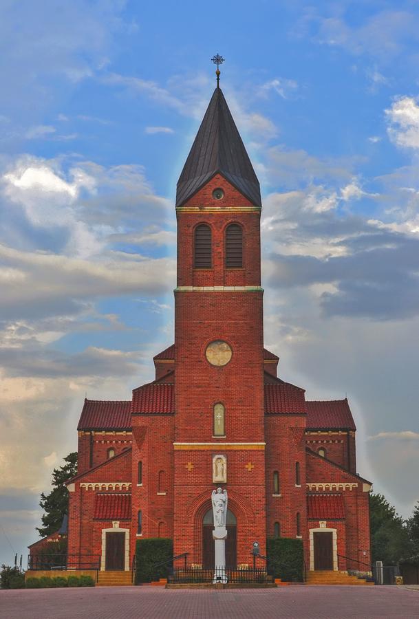 Historic Catholic Church Architecture Photograph