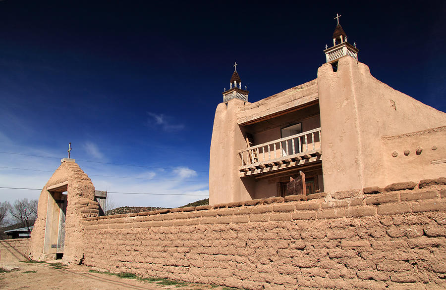 Historic Catholic Church in Las Trampas Photograph by Wilsilver77