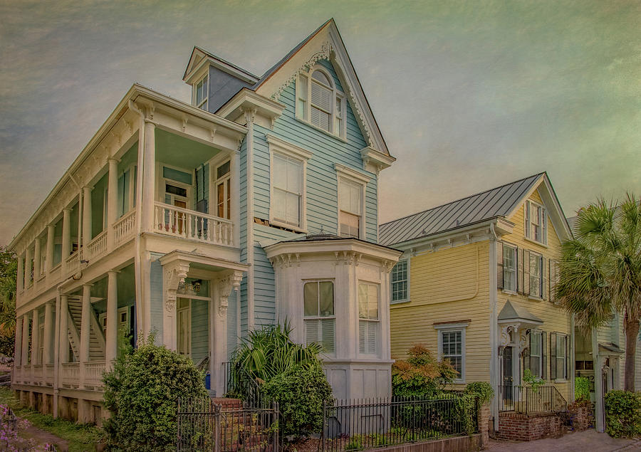 Historic Charleston Homes Photograph by Marcy Wielfaert