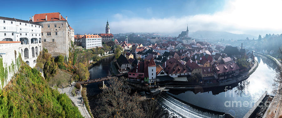 Historic City Of Cesky Krumlov In The Czech Republic In Europe Photograph by Andreas Berthold