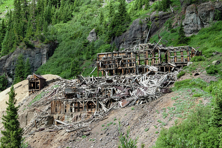 Historic Colorado Mining Ruins  Photograph by Alan Toepfer