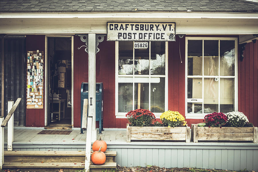 Historic Craftsbury Post Office Photograph by Andrew Soundarajan