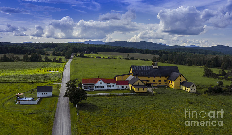 Historic Dairy Farm in East Montpelier, Vermont Photograph by Scenic Vermont Photography