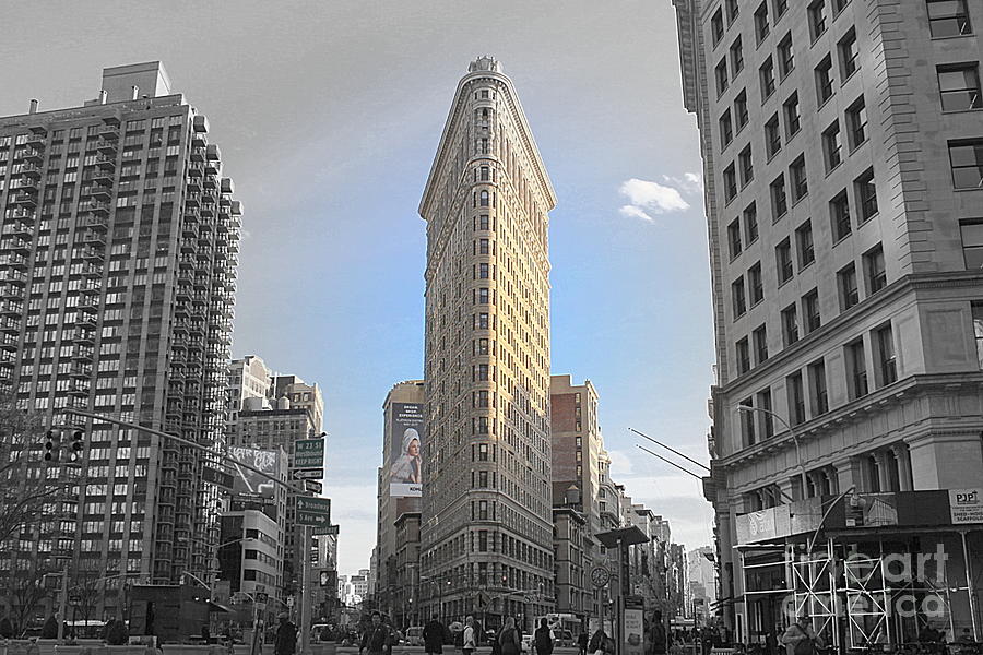 Iconic Flat Iron Building - NYC Photograph by Dora Sofia Caputo