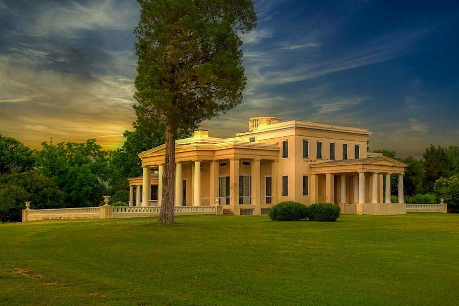 Historic Gaineswood Plantation House At Dusk Photograph by Mountain ...