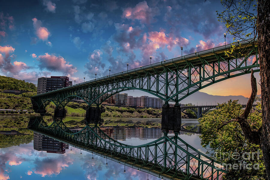Historic Gay Street Bridge at Knoxville Photograph by Shelia Hunt
