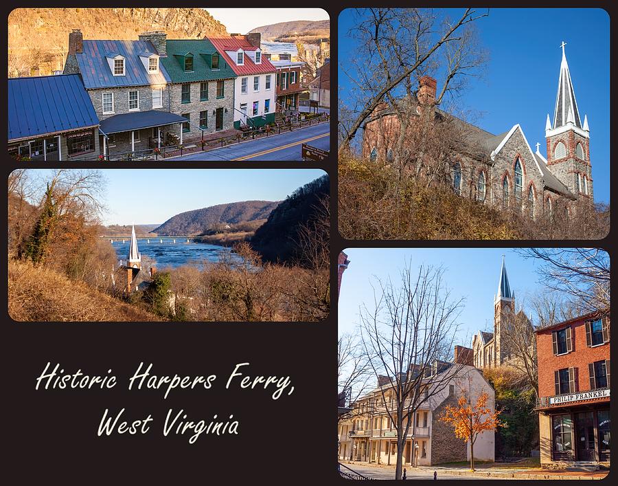 Historic Harpers Ferry Collage Photograph