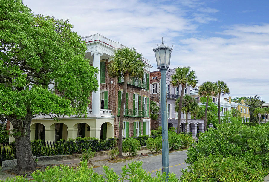 Historic Homes Along The Battery In Charleston SC Photograph By Tom ...