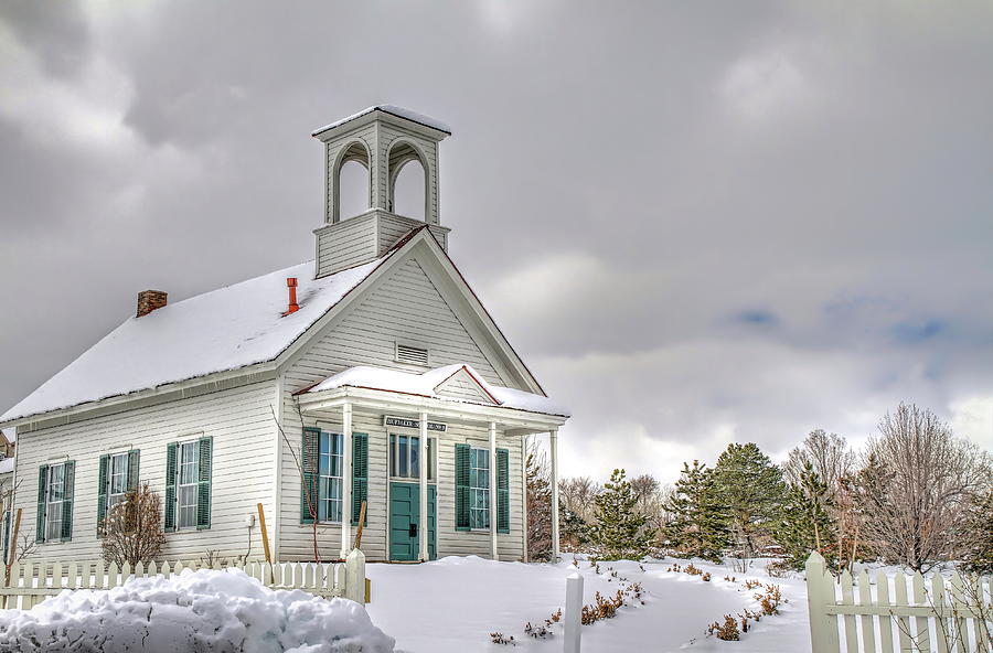 Architecture Photograph - Historic Huffaker Schoolhouse by Donna Kennedy