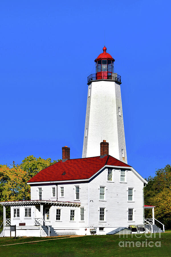 Historic Lighthouse at Sandy Hook NJ Photograph by Regina Geoghan ...