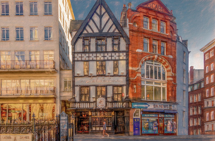 Historic London Streets Photograph by Marcy Wielfaert