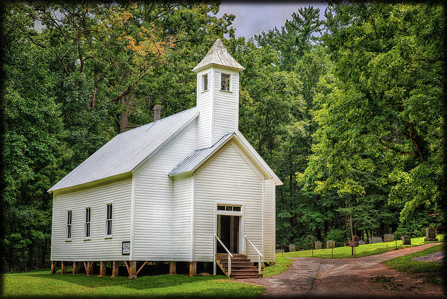 Historic Missionary Baptist Church in Cades Cove Photograph by Wendell ...