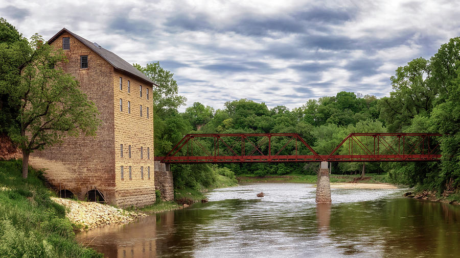 Historic Motor Mill - Iowa Photograph by Susan Rissi Tregoning