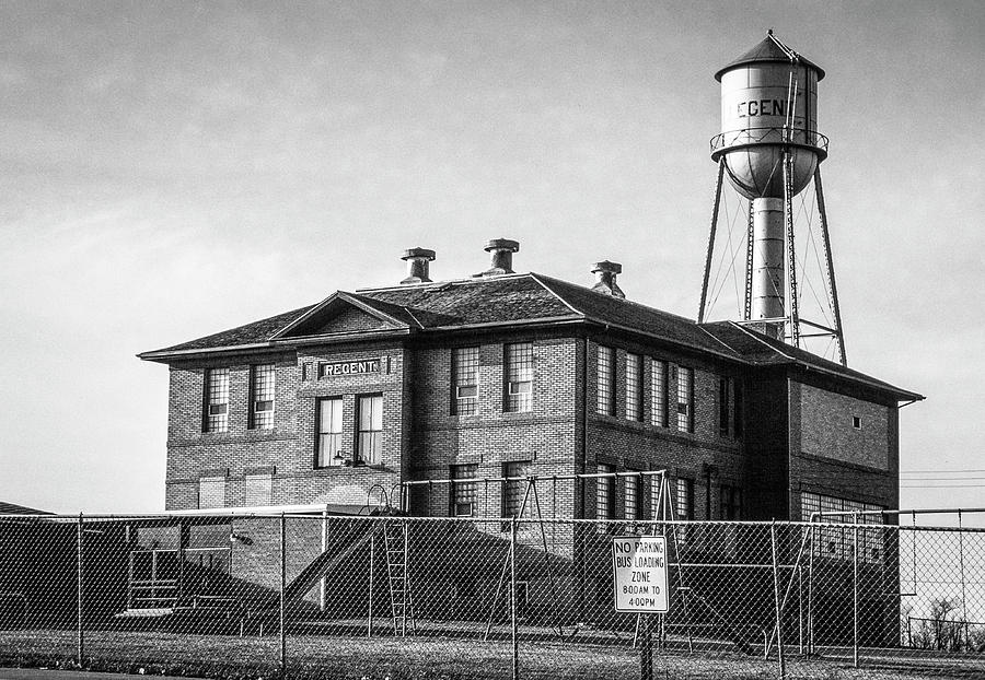 Historic Regent School North Dakota Photograph by David M Porter