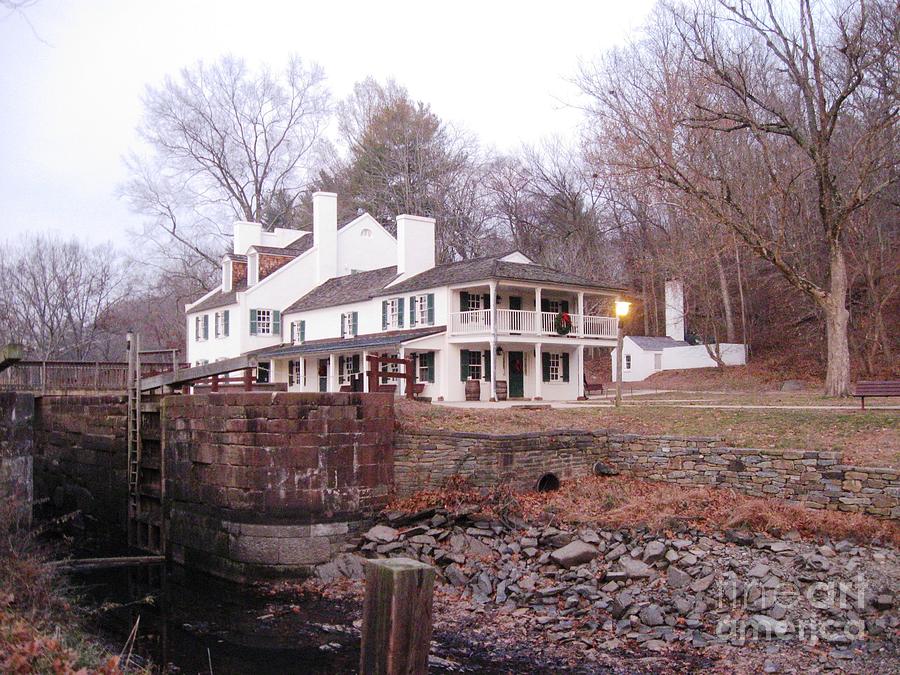 Great Falls Tavern of the C and O Canal in Washington DC Nationaal Park  Photograph by Catherine Ludwig Donleycott